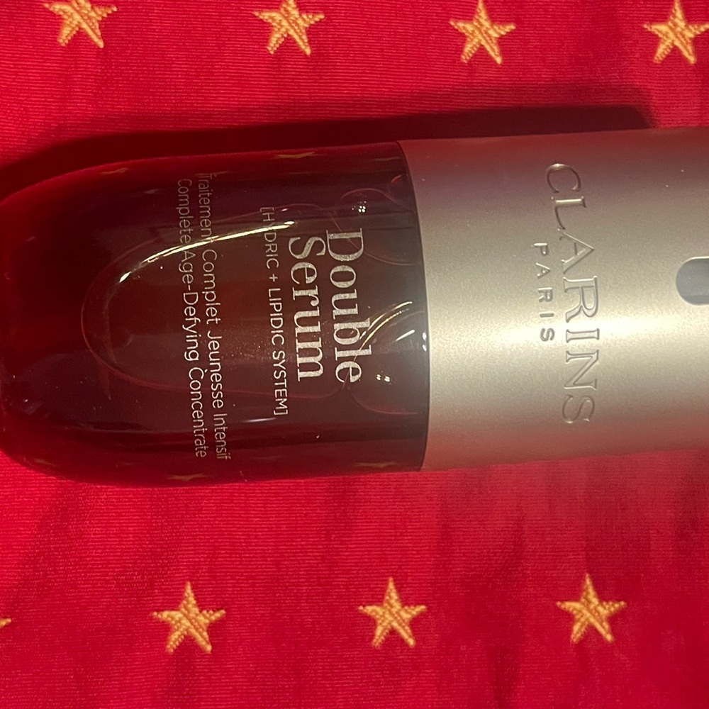 Clarins Double Serum in Elegant White Packaging